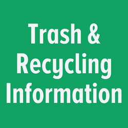 Trash Recycling Information Opens in new window