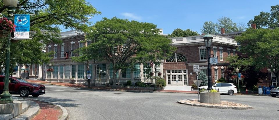 BankProv building in Market Square in Amesbury, Massachusets.