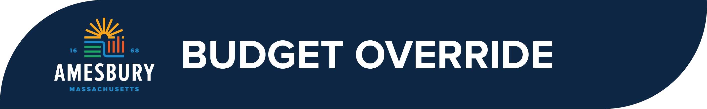 Amesbury City Logo. Budget Override